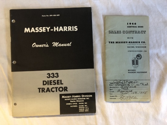 (2) Massey Harris Items
