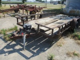 9605-PENTLE HITCH CAR TRAILER