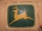 91140-JOHN DEERE 2 LEGGED DEERE PLASTIC SIGN