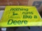 91180-JOHN DEERE NOTHING RUNS LIKE A DEERE CANVAS BANNER