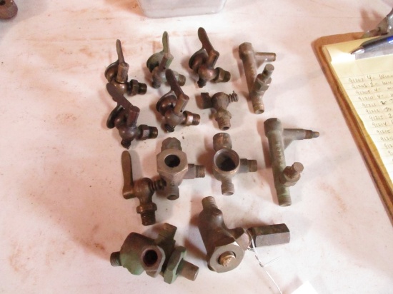 91214-(13) JOHN DEERE MISC. PRIMER & PETCOCKS, WATER VALVES & FUEL VALVES