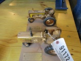 91172-(2) JOHN DEERE GOLD TOYS