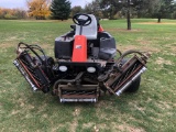 9843- JACOBSEN LF3407 FAIRWAYS MOWER, 2 WHEEL DRIVE