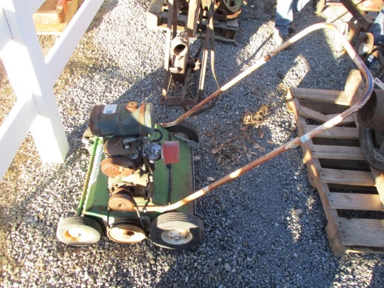 91355-POWER RAKE WITH MOTOR