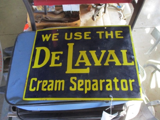 91499-DELAVAL CREAM SEPARATOR PORCELAIN SIGN
