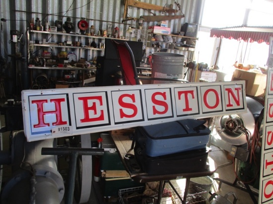 91503-HESSTON METAL SIGN