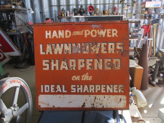 91508-IDEAL SHARPENER METAL SIGN