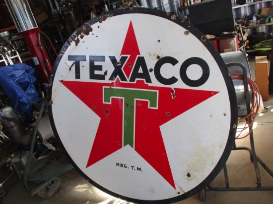 91512-TEXACO PORCELAIN SIGN