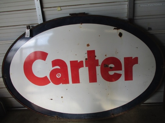 91513-CARTER PORCELAIN SIGN
