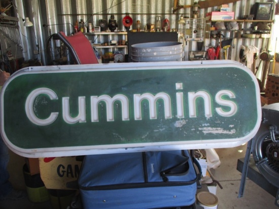 91525-CUMMINS PLASTIC SIGN