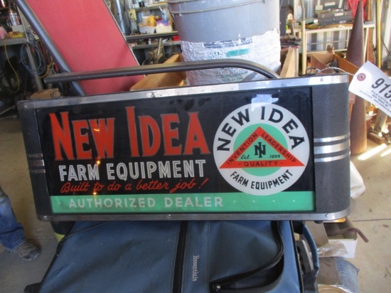 91529-NEW IDEA LIGHTED GLASS SIGN