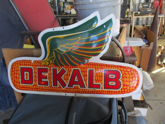 91532-DEKALB METAL SIGN