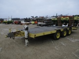 11444- THREE AXLE 18' TRAILER