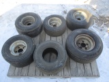 11707- MISCELLANEOUS PALLET OF TIRES AND RIMS