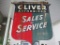 14006-OLIVER DOUBLE SIDED BADGE SIGN