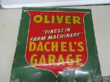 14004-OLIVER SINGLE SIDED METAL SIGN