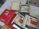 14010-LOT OF MISC LITERATURE AND SERVICE BOOKS