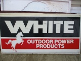 14111-WHITE OUTDOOR SIGN