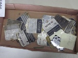 9881-BOX OF MISC OLIVER SERIAL TAGS