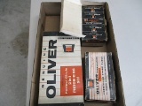 9924-FLAT OF MISC OLIVER PISTON RINGS AND SPARK PLUGS