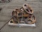 12393-PALLET OF MISC PLOW WHEELS