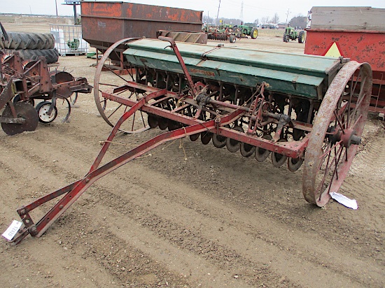 12420-OLIVER STEEL WHEEL GRAIN DRILL