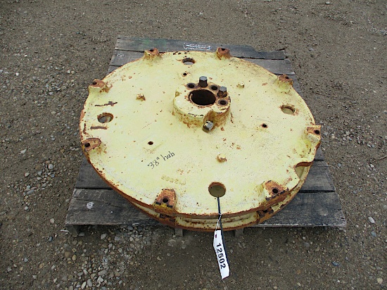12502-PAIR OF JD CAST CENTERS