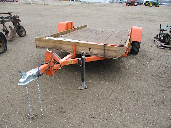 12537-SINGLE AXLE BUMPER HITCH TRAILER-TITLE AVAILABLE
