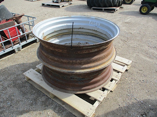 12689-PAIR OF DOUBLE BEVEL RIMS