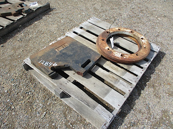 12846-PALLET OF MISC WEIGHTS
