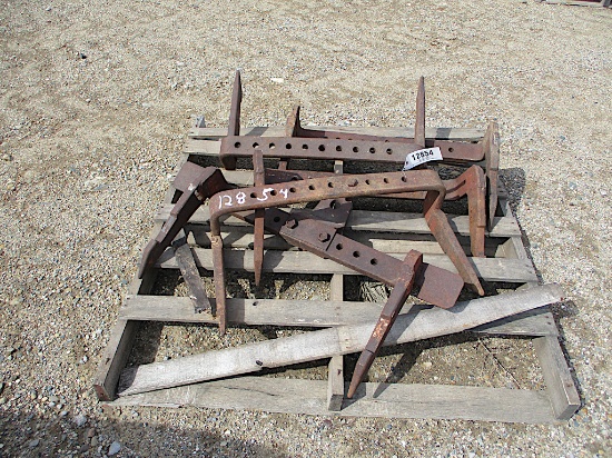 12854-PALLET OF FAST HITCH DRAW BARS