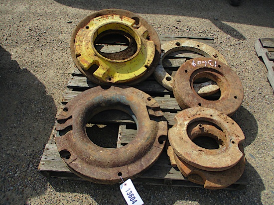 13604-PALLET OF MISC WHEEL WEIGHTS