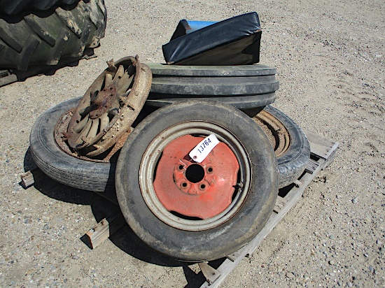 13764-PALLET OF MISC TIRES AND RIMS