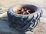 10657-PAIR OF 11-36 TIRES AND RIMS
