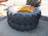 11803-PAIR OF 14.9-38 TIRES AND RIMS