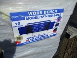 12275-7 FT 10 DRAWER WORK BENCH