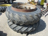 13419-PAIR OF 15.5-38 TIRES AND RIMS