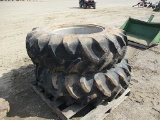 13602-PAIR OF 16.9-30 TIRES AND RIMS