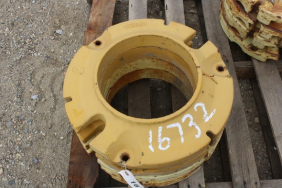 16732-(4) JOHN DEERE REAR WHEEL WEIGHTS