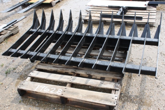 19628-70" SKIDSTEER MOUNT RAKE