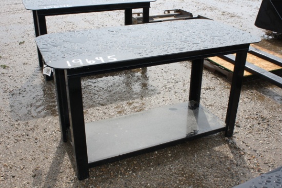 19645-57"X29" STEEL WORK BENCH