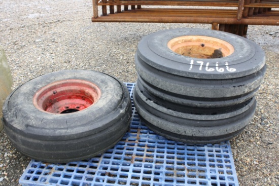 19666-(3) TIRES WITH RIMS