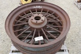 16581-(2) ROUND SPOKED RIMS