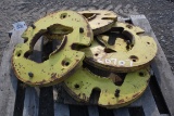 20707-(4) JOHN DEERE WHEEL WEIGHTS