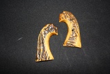 14822-STAG HORN PISTOL GRIPS FOR COLT BISLEY REVOLVER