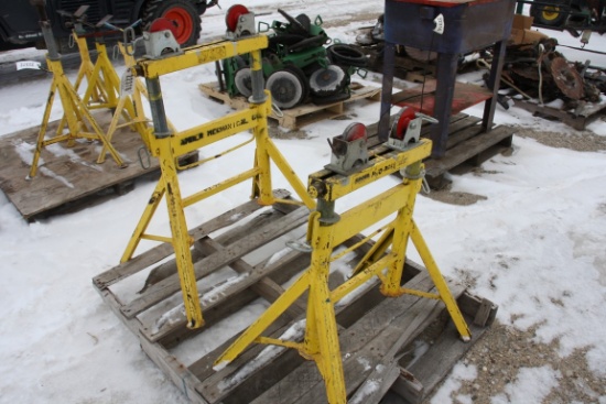 22378-(2) ROLLING PIPE STANDS