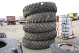 22174-(4) 18.4x46 & (1) 18.4x38 TIRES