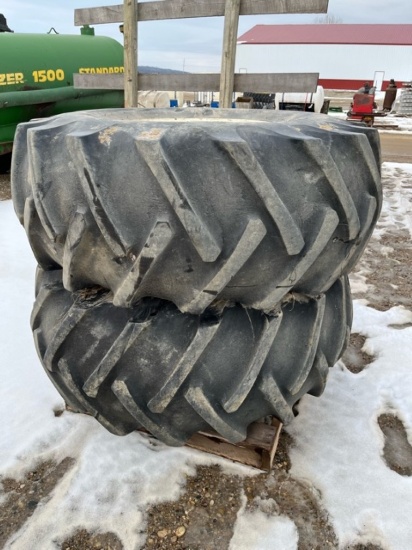 23034-(2) 23.1-26 TIRES & RIMS