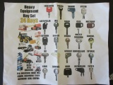 22932-HEAVY EQUIPMENT KEY SET