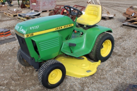 23251-JOHN DEERE 212 L&G TRACTOR